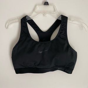 Nike Pro Black Sports Bra - L